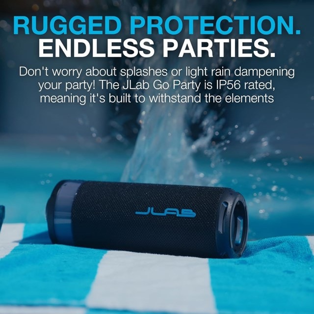 JLab Go Party Black Bluetooth Speaker - 6