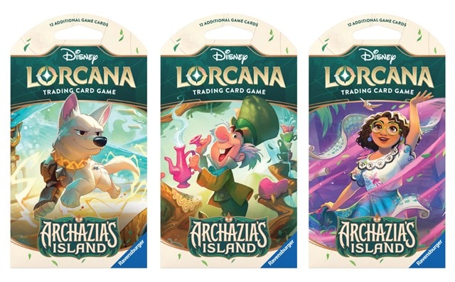 Archazia's Island Sleeved Booster Packs Disney Lorcana Trading Cards Assortment - 1