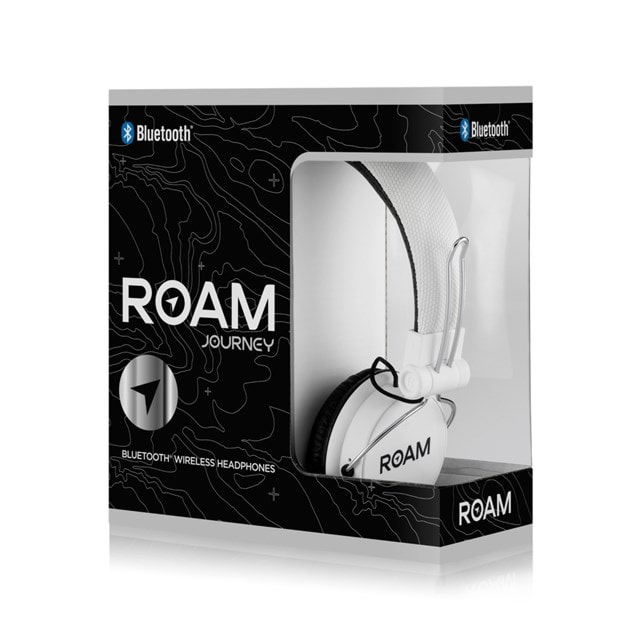 Roam Journey White Bluetooth Headphones - 3