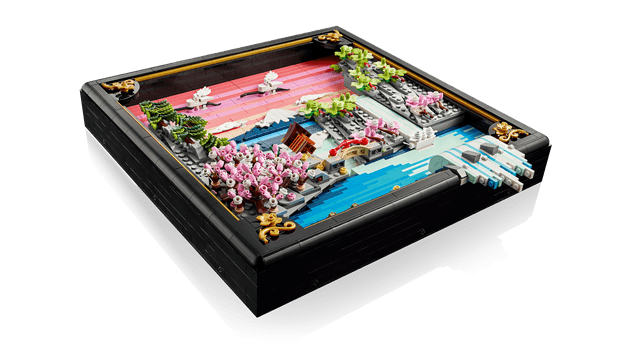 Japanese Cherry Blossom Landscape LEGO - 4