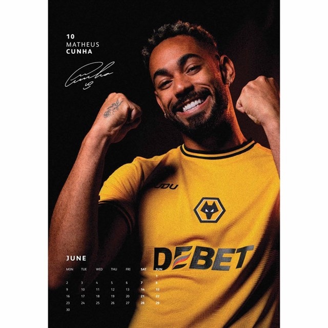 Wolverhampton FC 2025 Calendar A3 - 2