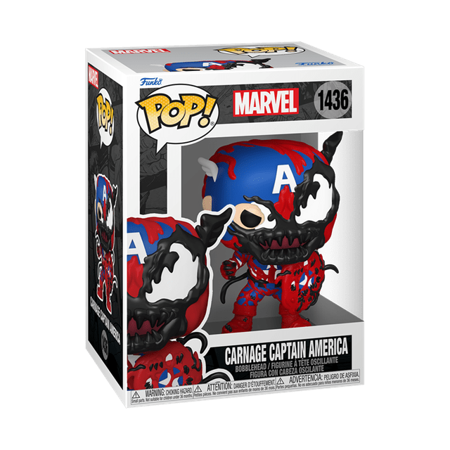 Carnage Captain America 1436 Marvel Carnageized Funko Pop Vinyl - 2