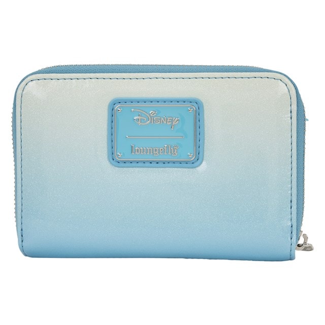 Frozen Elsa Glitter Sequin Loungefly Zip Around Wallet - 3