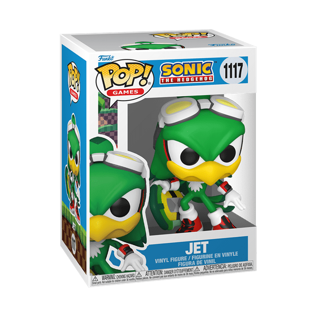 Jet The Hawk 1117 Sonic The Hedgehog Funko Pop Vinyl - 2