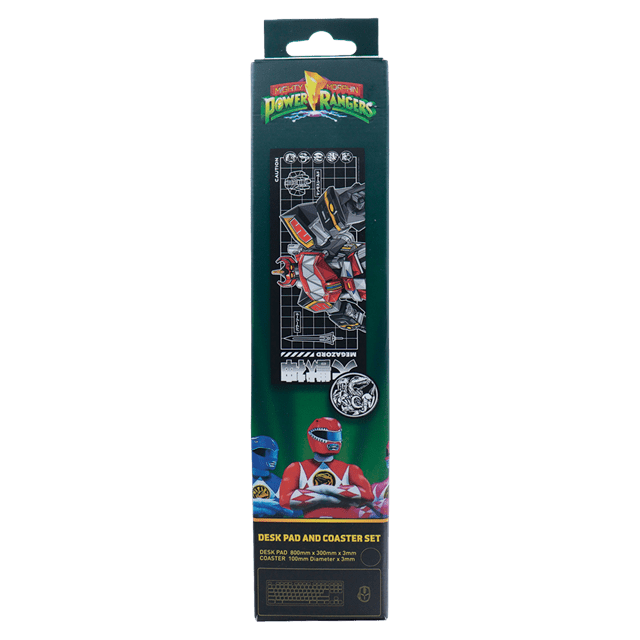 Power Rangers Desk Pad & Coaster Set - 2