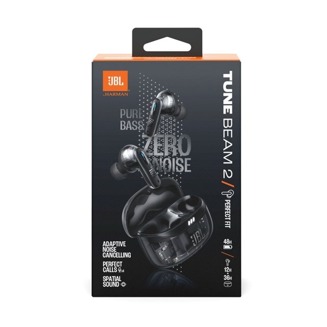 JBL Tune Beam 2 Black Ghost Active Noise Cancelling True Wireless Bluetooth Earphones - 8