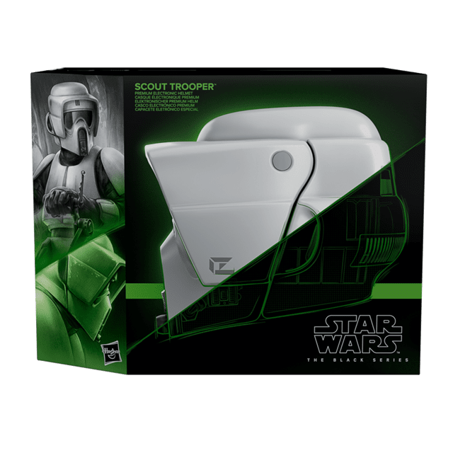 Scout Trooper Star Wars The Black Series Return of the Jedi Premium Electronic Helmet - 10