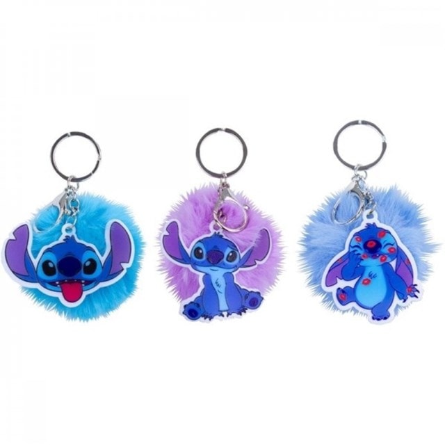 Stitch Lilo & Stitch Pom Pom Keyring Assortment - 1