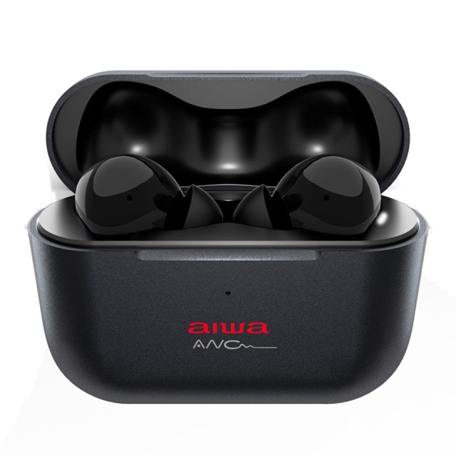 Aiwa EBTW-888ANC Black Active Noise Cancelling True Wireless Bluetooth Earphones - 1