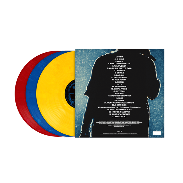 HIT ME HARD and SOFT: The Tour (Live) - Blue, Yellow & Red 3LP - 6