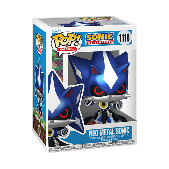 Neo Metal Sonic 1118 Sonic The Hedgehog Metallic Funko Pop Vinyl - 2