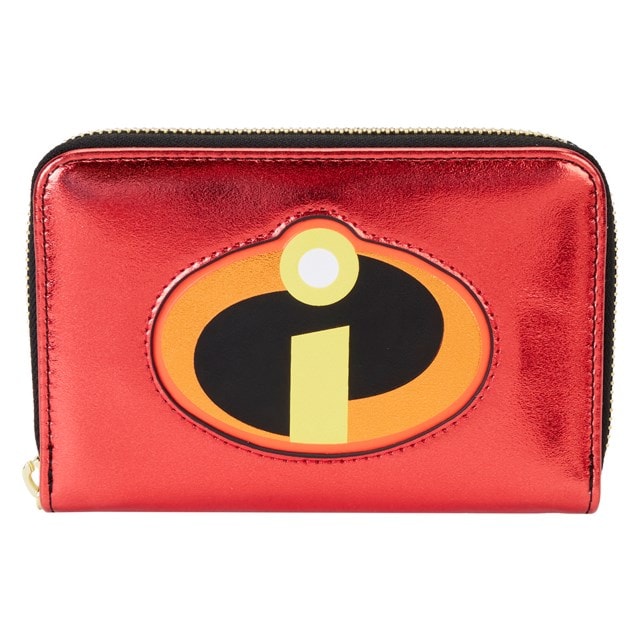 Metallic Cosplay Zip Around Wallet Incredibles 20th Anniversary Loungefly - 1