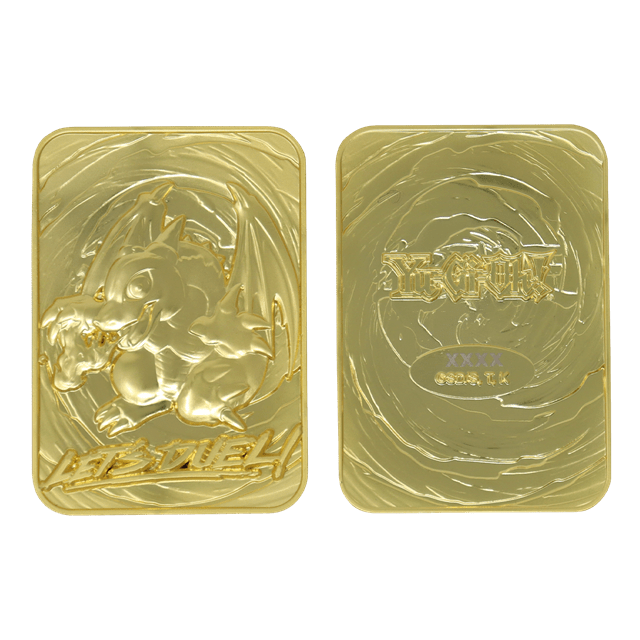 Yu-Gi-Oh! Baby Dragon: 24K Gold Plated Ingot Collectible - 5