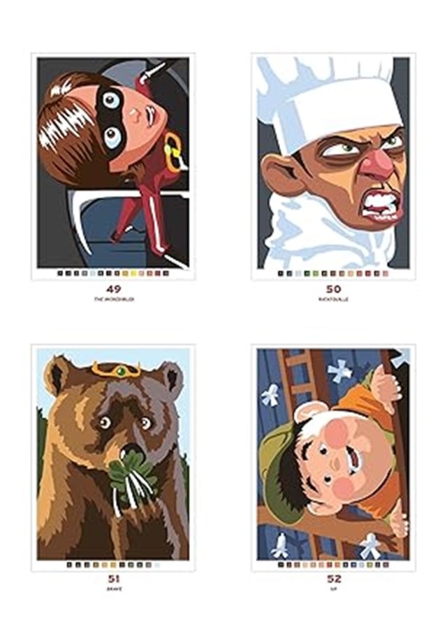 Pixar Disney Mystery Colouring Book By Jeremy Mariez - 2