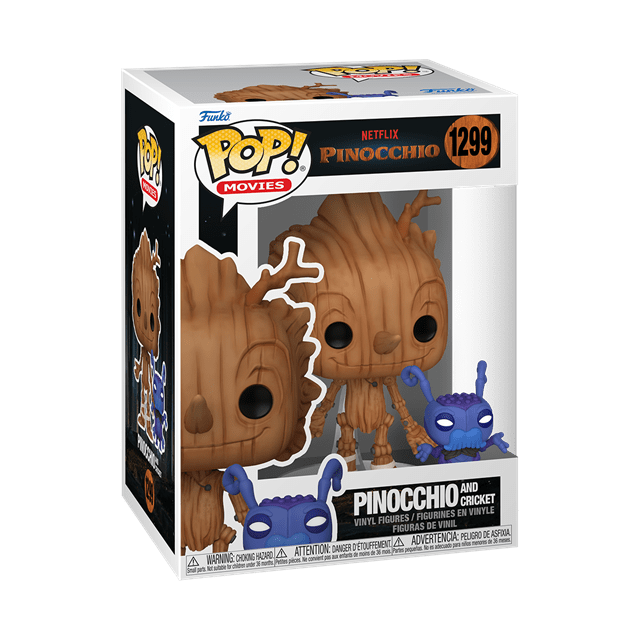 Pinocchio & Cricket (1299) Pinocchio Pop Vinyl Buddy - 2