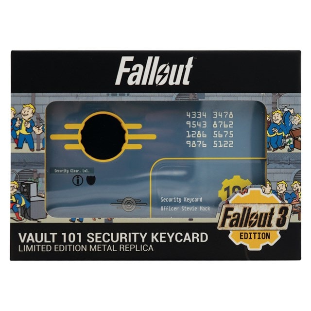 Vault 101 Fallout 3 Replica Security Keycard - 4