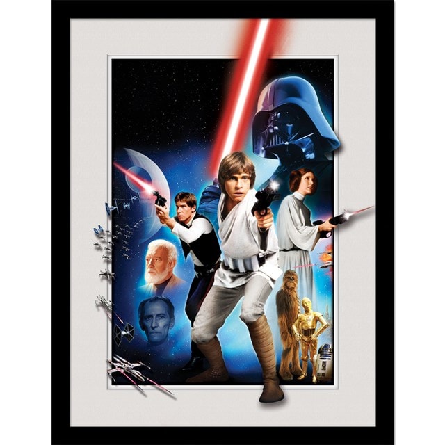 Montage Star Wars Framed Breakout Collector Print | Print | Free ...