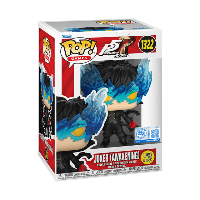 Glow In The Dark Joker Awakening 1322 Persona 5 Royal hmv Exclusive Funko Pop Vinyl - 3
