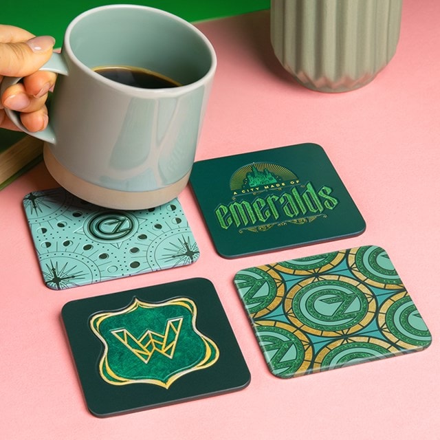 Wicked Embossed Metal Coasters - 4