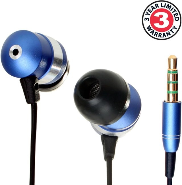 GoGroove AudiOHM HF Black/Blue Earphones - 2