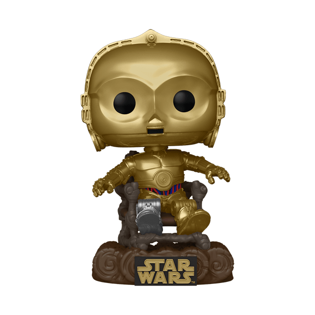 C3P0 In Chair (609) Return Of The Jedi 40th Anniversary Star Wars Pop Vinyl - 1