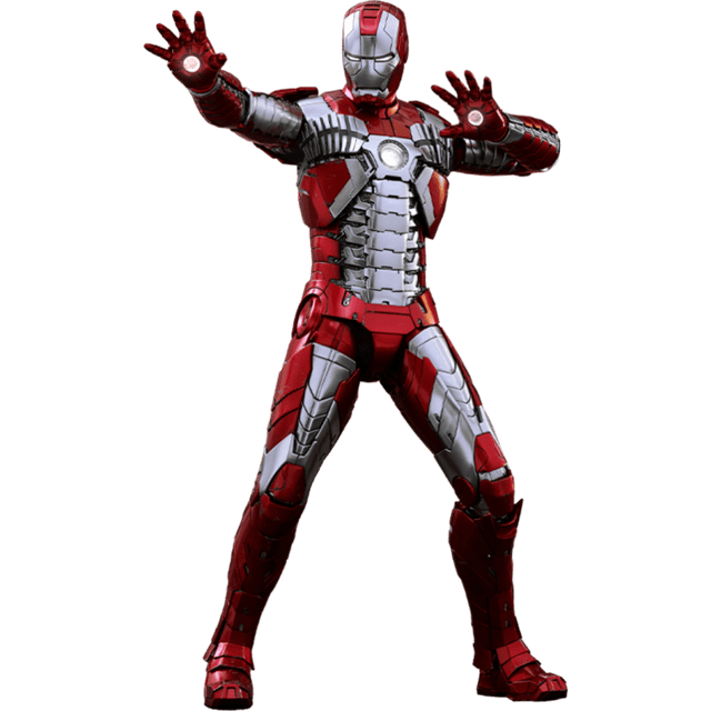 1:6 Iron Man Mark V - Mms Diecast Hot Toys Figurine - 1