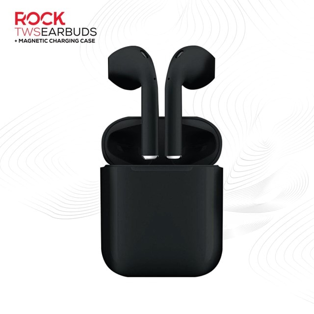 Rock TWS Black True Wireless Bluetooth Earphones - 1
