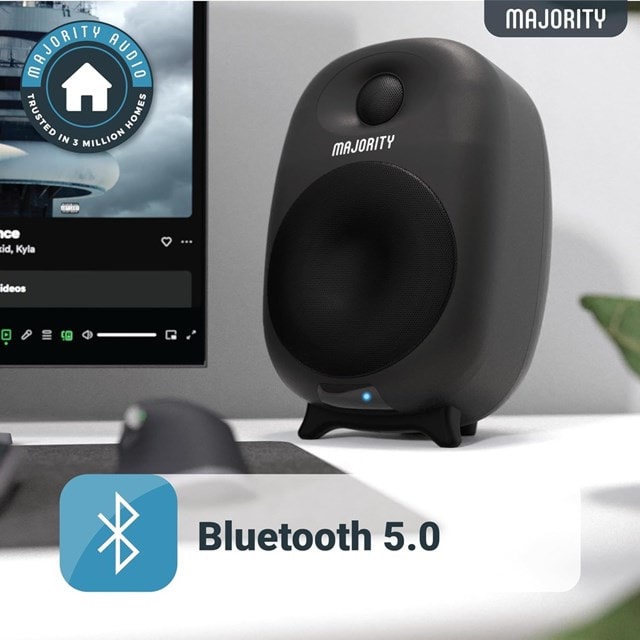 Majority D80 Bluetooth Bookshelf Speakers - 4
