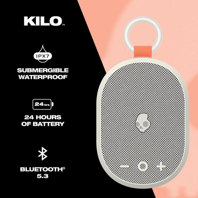 Skullcandy Kilo Bone/Orange Bluetooth Speaker - 2