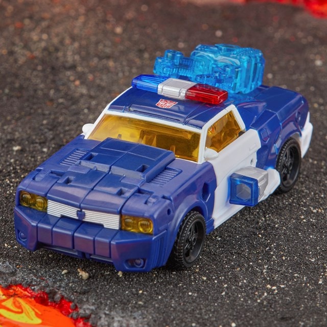Transformers Legacy United Deluxe Class Rescue Bots Universe Autobot Chase Converting Action Figure - 15