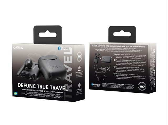 Defunc True Travel Black True Wireless Bluetooth Earphones - 7