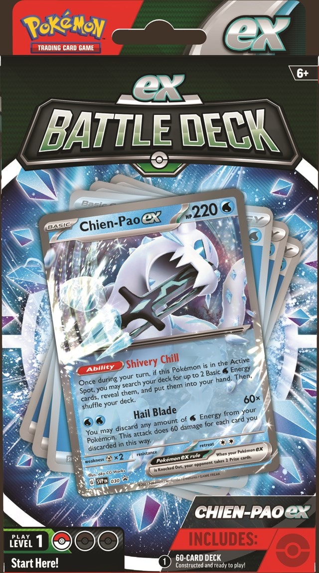 Chien-Pao Ex / Tinkaton Ex Battle Deck Pokemon Trading Cards - 1