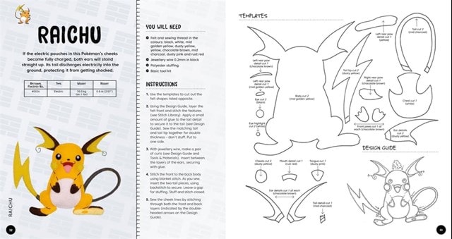 Stitch 50 Pokémon Easy Sewing Patterns For Adorable Pokémon Felties - 3