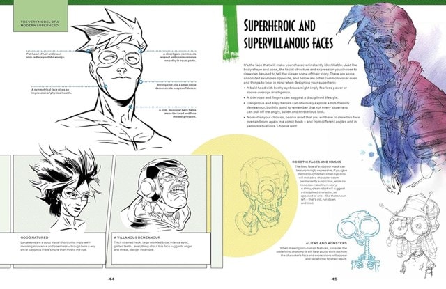 Comic Art Superheroes: Your Master Guide To Drawing Awesome Heroes, Villains And Monsters Paperback - 7