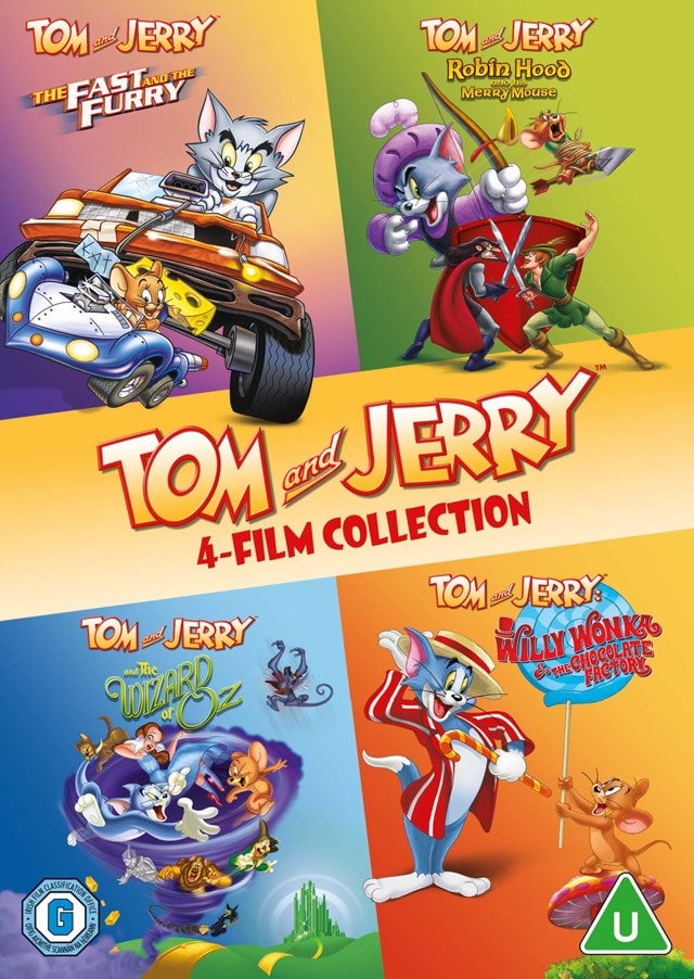 Tom and Jerry: 4-film Collection | DVD Box Set | Free shipping over £20 |  HMV Store
