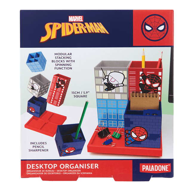 Spider-Man Desktop Organiser Stationery Holder - 12