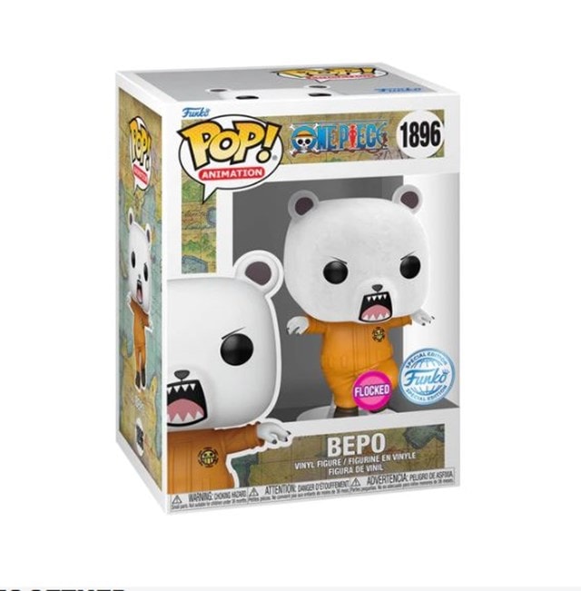 Flocked Bepo 1896 One Piece Limited Edition Funko Pop Vinyl - 2