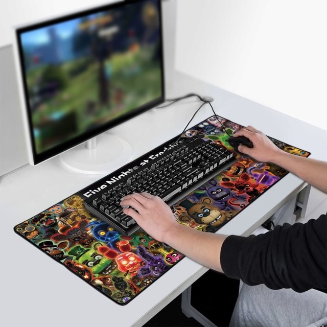 Glow Montage Five Nights At Freddy's FNAF Desk Mat - 2