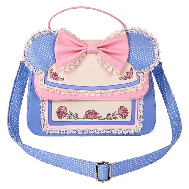 Minnie Floral And Lace Ears Loungefly Crossbody Bag - 7