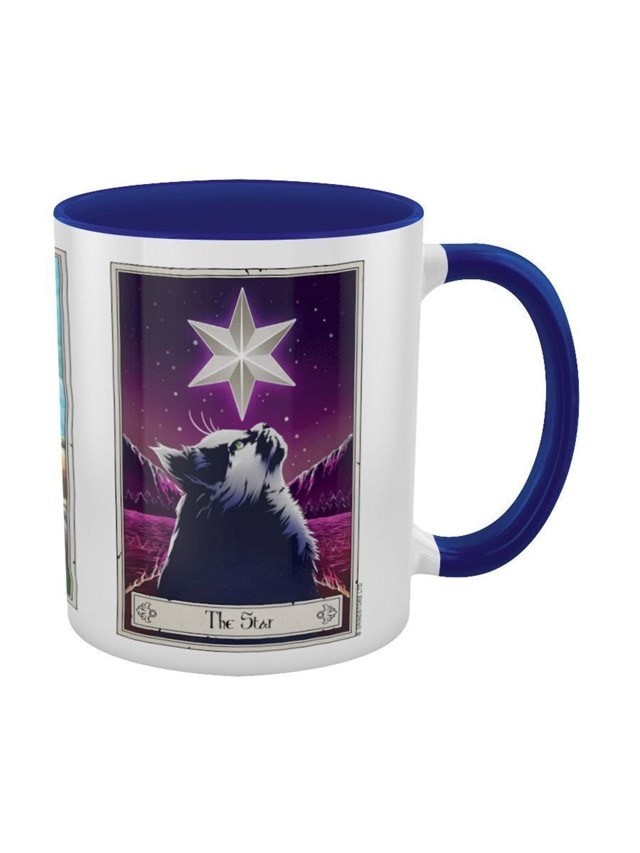 Deadly Tarot The Moon, The Sun & The Star Blue Coloured Inner Mug - 3