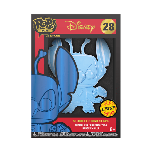 Stitch Experiment 626 Group Lilo And Stitch Loungefly Pop Pin With Chance of Chase - 5