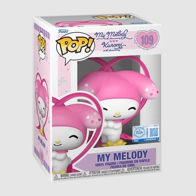 My Melody With Ribbon 50th Anniversary 109 Sanrio hmv Exclusive Funko Pop Vinyl - 2