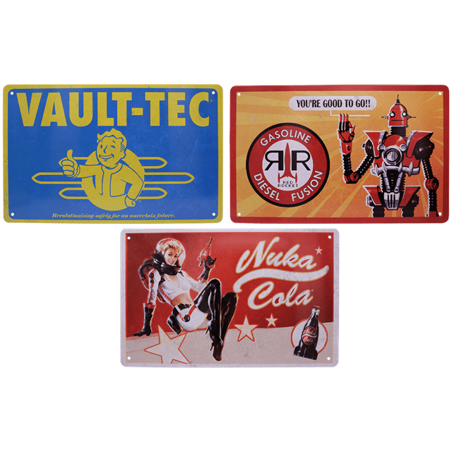 Fallout Set Tin Sign - 1