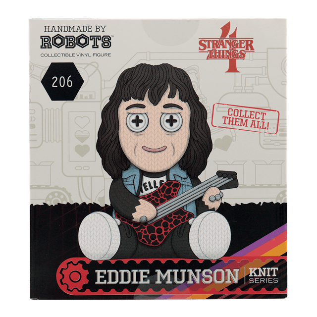 Eddie Munson Stranger Things Handmade By Robots Vinyl Figure - 5