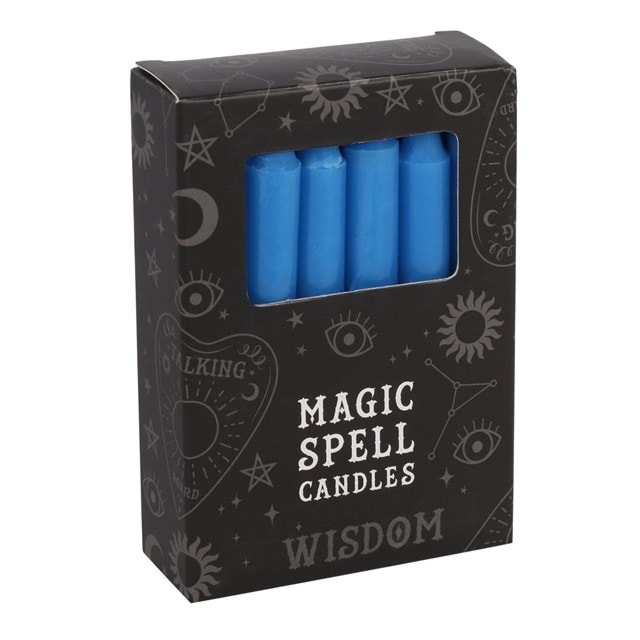 Blue Spell Candle Set Of 12 - 1