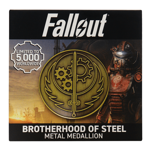 Fallout Brotherhood Of Steel Medallion - 4