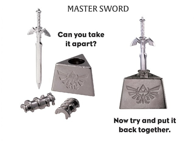 Zelda Master Sword Huzzle Puzzle - 3