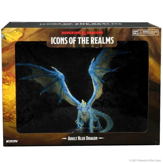 Adult Blue Dragon Dungeons & Dragons Icons Of The Realms Premium Figurine - 4