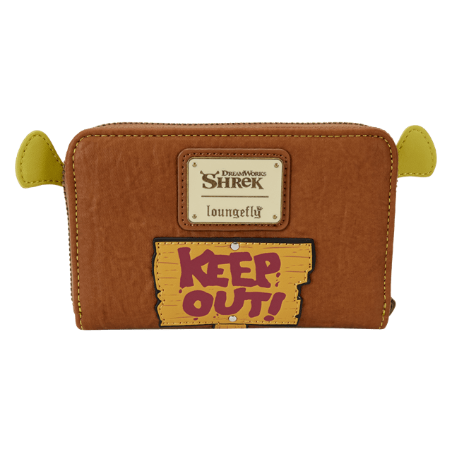 Keep Out Cosplay Zip Around Wallet Shrek Loungefly - 3