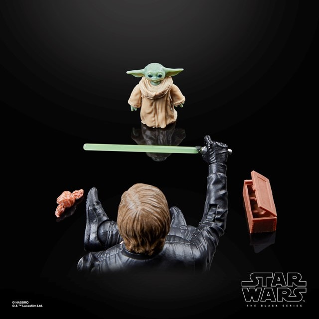 Luke Skywalker & Grogu Hasbro Star Wars The Black Series The Book of Boba Fett Action Figures - 12